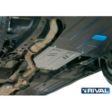 Защита КПП алюминий 4 мм Rival для Subaru Outback, V - 2.5 2014-2018/Subaru Outback, V - 2.5 2017-/Subaru Legacy, V - 2.5 2019-