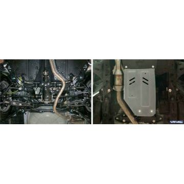 Защита КПП алюминий 4 мм Rival для Subaru Outback, V - 2.5 2014-2018/Subaru Outback, V - 2.5 2017-/Subaru Legacy, V - 2.5 2019-