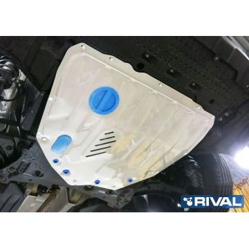 Защита картера + КПП алюминий 4 мм RIVAL для Suzuki SX4, V - 1.6 2013-2016/Suzuki SX4, V - 1.6 2016-/Suzuki Vitara, V - 1.6 2015-