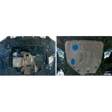 Защита картера + КПП алюминий 4 мм RIVAL для Suzuki SX4, V - 1.6 2013-2016/Suzuki SX4, V - 1.6 2016-/Suzuki Vitara, V - 1.6 2015-