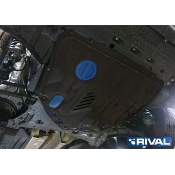 Защита картера + КПП Rival сталь 2 мм для Suzuki SX4, V - 1.6 2013-2016