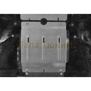 Защита КПП Руссталь, алюминий 4 мм для Toyota Fortuner 2017-