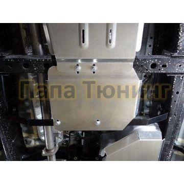 Защита раздаточной коробки ТСС алюминий 4 мм для Toyota Fortuner 2017- Защита раздаточной коробки ТСС алюминий 4 мм для Toyota Fortuner 2017-