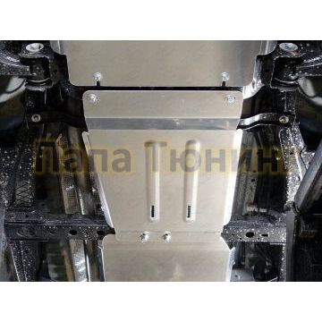 Защита КПП (алюминий) 4мм ТСС для Toyota Fortuner 2017-/Toyota Hilux 2010-2015/Toyota Hilux 2015- / Toyota Hilux Exclusive 2018-