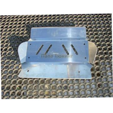 Защита радиатора (алюминий) 4мм ТСС для Toyota Hilux 2010-2015 Защита радиатора (алюминий) 4мм ТСС для Toyota Hilux 2010-2015