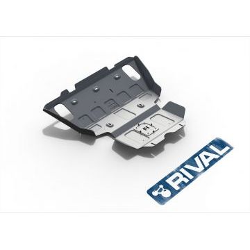 Защита радиатора и картера Rival для 2,5D и 3,0D алюминий 6 мм для Toyota Hilux 2005-2015