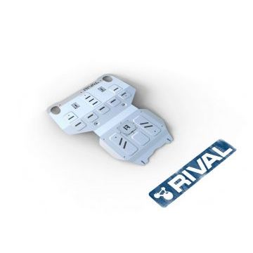 Защита радиатора + картера Rival алюминий 4 мм для Toyota Fortuner, V - 2.8d; 2.7; полный привод 2017-