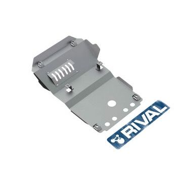 Защита картера алюминий 4 мм RIVAL для Toyota Land Cruiser 120 Prado, V - все 2002-2009 Защита картера алюминий 4 мм RIVAL для Toyota Land Cruiser 120 Prado, V - все 2002-2009