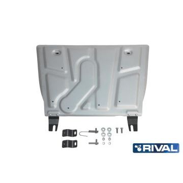Защита картера и КПП Rival для всех кроме 2,5 алюминий 4 мм для Toyota RAV4 2010-2019
