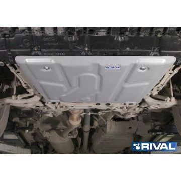 Защита картера и КПП Rival для всех кроме 2,5 алюминий 4 мм для Toyota RAV4 2010-2019