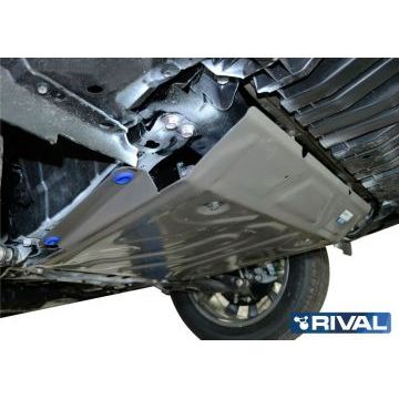 Защита картера и КПП Rival увеличенная для всех кроме 2,5 алюминий 4 мм для Toyota RAV4 2010-2019
