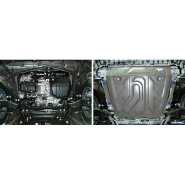 Защита картера и КПП Rival увеличенная для всех кроме 2,5 алюминий 4 мм для Toyota RAV4 2010-2019