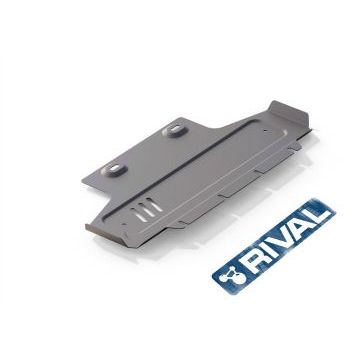 Защита КПП алюминий 4 мм RIVAL для Volkswagen Amarok, V - 2.0d; 3.0d 2016-