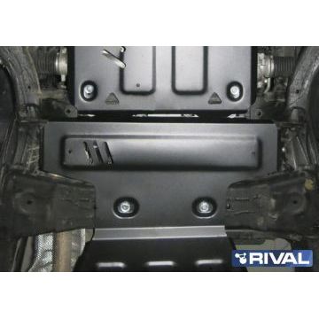 Защита КПП Rival для 2,0D сталь 2 мм для Volkswagen Amarok 2016-