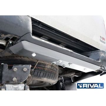 Защита заднего бампера алюминий 4 мм Rival для Volkswagen Amarok, V - 2.0d 2010-2016/Volkswagen Amarok, V - 2.0d 2016-