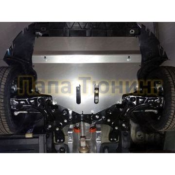 Защита картера и КПП (алюминий) 4мм ТСС для Volkswagen Polo 2010-2020 Защита картера и КПП (алюминий) 4мм ТСС для Volkswagen Polo 2010-2020