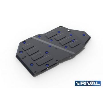 Защита топливного бака Rival для 2,0 cталь 2 мм на 4х4 для Volkswagen Teramont 2018-