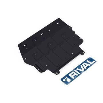 Защита картера и КПП Rival для всех кроме 1,4 сталь 2 мм для Volkswagen Tiguan 2007-2016