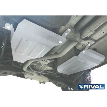 Защита топливного бака Rival для 2,0 и 2,0D алюминий 4 мм для Volkswagen Tiguan 2011-2016