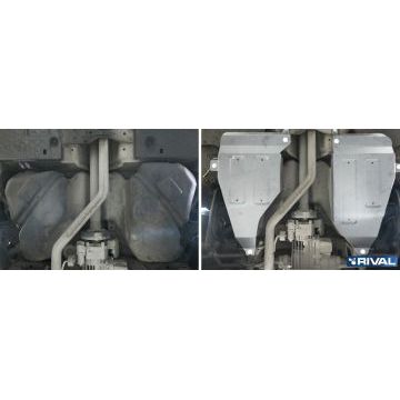 Защита топливного бака Rival для 2,0 и 2,0D алюминий 4 мм для Volkswagen Tiguan 2011-2016