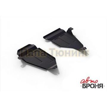 Защита топливных баков Автоброня для 2,0TSI и 2,0TDI сталь 2 мм на 4х4 для Volkswagen Tiguan 2011-2016