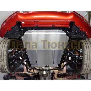 Защита картера и КПП (алюминий) 4мм ТСС для Lada XRAY 2016-/Renault Logan Stepway 2019- Защита картера и КПП (алюминий) 4мм ТСС для Lada XRAY 2016-/Renault Logan Stepway 2019-