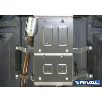 Защита КПП и РК Rival алюминий 4 мм для Нива ВАЗ 2121/2131 2001-