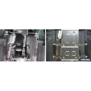 Защита КПП и РК Rival алюминий 4 мм для Нива ВАЗ 2121/2131 2001-