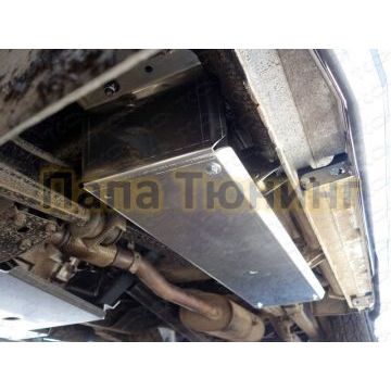 Защита бака (алюминий)(комплект 2шт) 4мм ТСС для UAZ Patriot 2005-2016/UAZ Pickup 2008-2016 Защита бака (алюминий)(комплект 2шт) 4мм ТСС для UAZ Patriot 2005-2016/UAZ Pickup 2008-2016