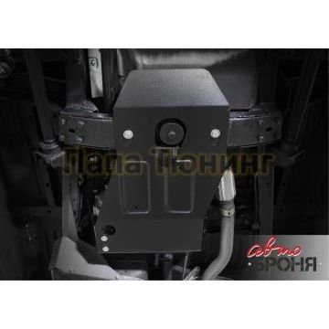 Защита КПП + РК сталь 2 мм АвтоБРОНЯ для UAZ Patriot, V - все 2014-2016/UAZ Patriot, V - все, МКПП 2016-