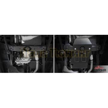 Защита КПП + РК сталь 2 мм АвтоБРОНЯ для UAZ Patriot, V - все 2014-2016/UAZ Patriot, V - все, МКПП 2016-
