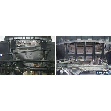 Защита рулевых тяг из трубы Rival сталь 3 мм для УАЗ Патриот 2014-