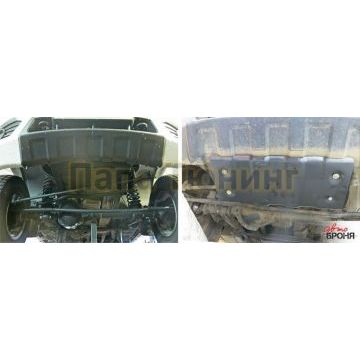 Защита рулевых тяг сталь 2 мм АвтоБРОНЯ для UAZ Patriot, V - все 2014-2016