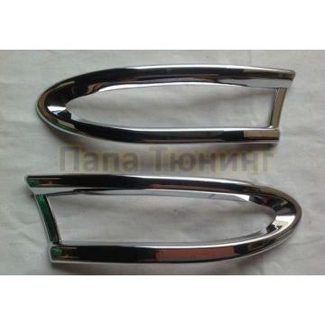 Накладки на задние противотуманные фары OEM Tuning для BMW X3 2010-