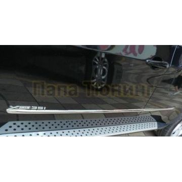 Молдинги на боковые двери OEM Tuning для BMW X5 2006-2013
