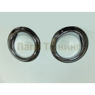 Накладки на передние противотуманные фары OEM Tuning для BMW X5 2006-2013