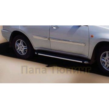 Молдинг дверной накладка на штатный 4 части Omsa_Line для Chery Tiggo T11 2005-2007