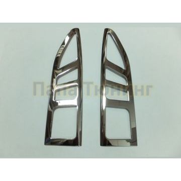 Накладка на задние фары 2 части Omsa_Line для Citroen Berlingo/Peugeot Partner 2008-2011