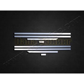 Молдинги на стекла дверей 8 частей Omsa_Line для Peugeot Boxer/Citroen Jumper/Fiat Ducato 2006-2014