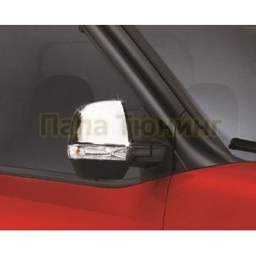 Накладки на зеркала 2 части Omsa_Line для Fiat Doblo 2010-2015