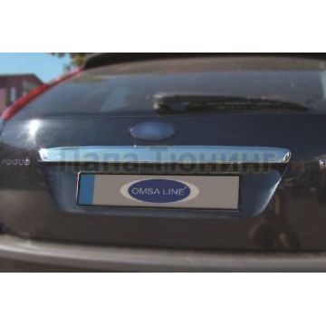 Накладка над номером на крышку багажника Omsa_Line для Ford Focus 2 2008-2011