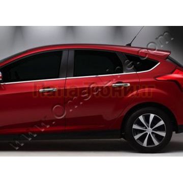 Нижние молдинги стекол 8 частей Omsa_Line для Ford Focus 3 2011-