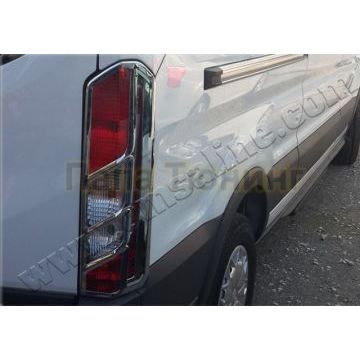 Окантовка на стопы 2 части Omsa_Line для Ford Transit 2014-