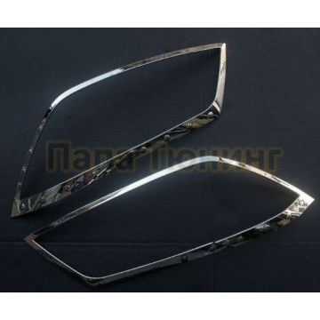 Накладки на передние фары хром OEM Tuning для Haval H2 2014-