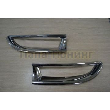 Накладка на задние противотуманные фары хромированная OEM Tuning для Honda CR-V 2012-2015