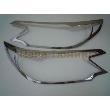 Накладки на передние противотуманные фары хромированная OEM Tuning для Honda CR-V 2012-2015
