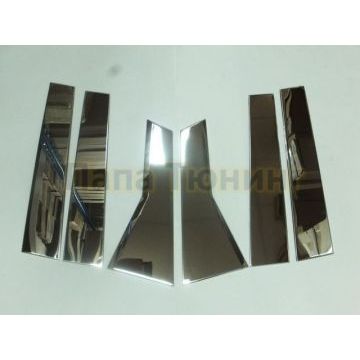 Накладки на стойки дверей OEM Tuning для Honda CR-V 2012-2015