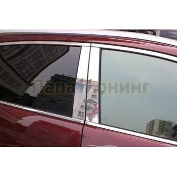Накладки на стойки дверей OEM Tuning для Honda CR-V 2012-2015