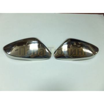 Накладки на зеркала с повторителем поворота 2 части Omsa_Line для Hyundai Elantra/i30/Solaris 2010-