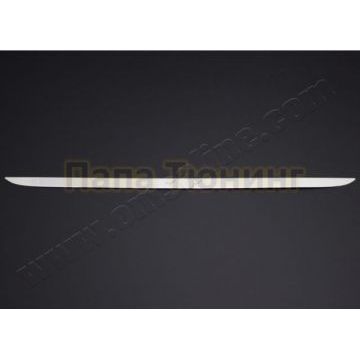 Накладка на нижнюю кромку крышки багажника 1 штука Omsa_Line для Hyundai Elantra 2019-